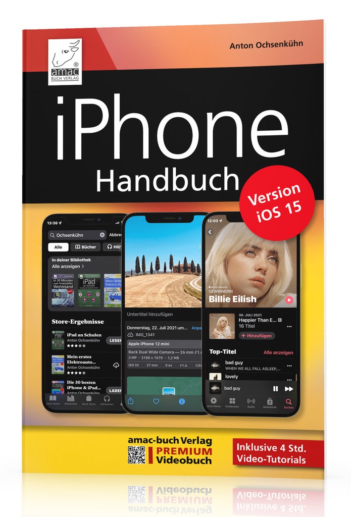 iPhone iOS 15 Handbuch - PREMIUM Videobuch (Buch)