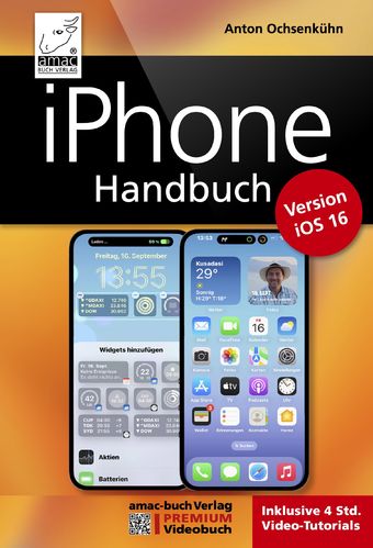 iPhone iOS 16 Handbuch - PREMIUM Videobuch (PDF)
